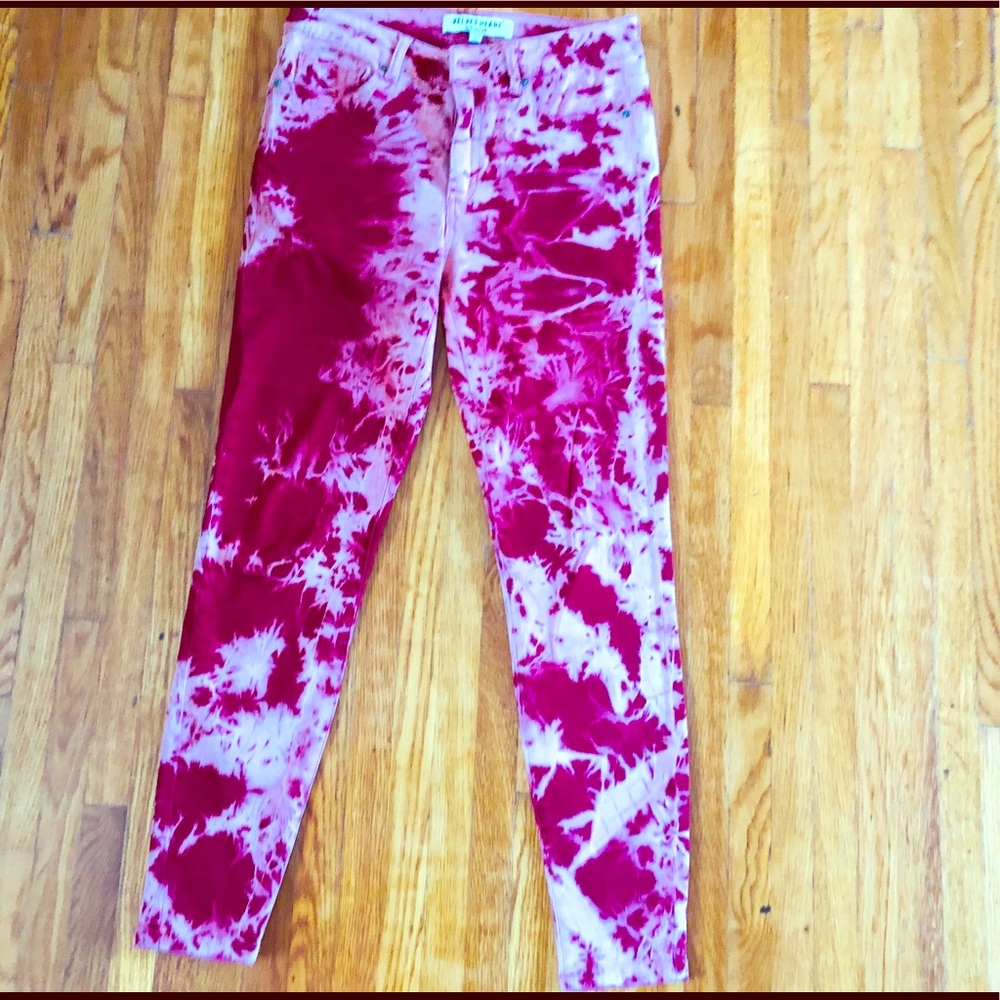 Velvet Heart Tye dyed jeans